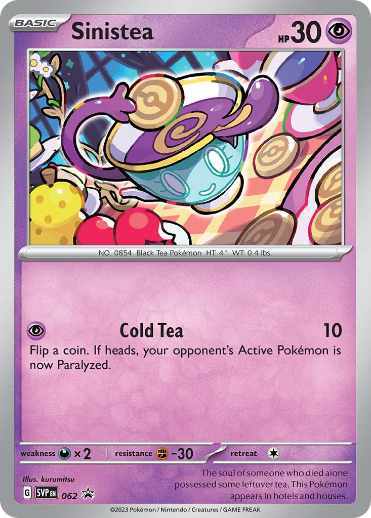 Sinistea · Scarlet & Violet Black Star Promos