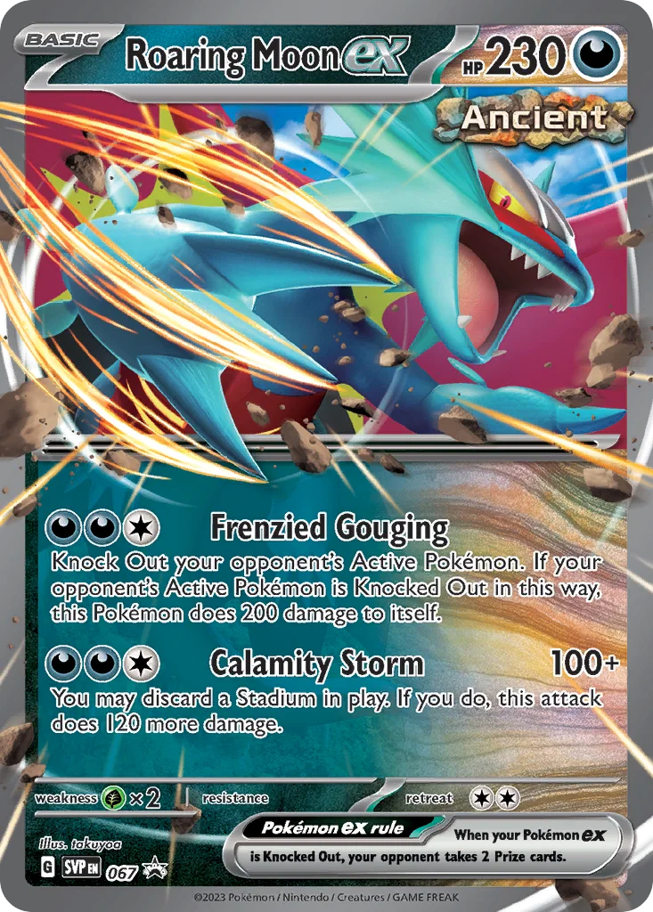 Roaring Moon ex · Scarlet & Violet Black Star Promos