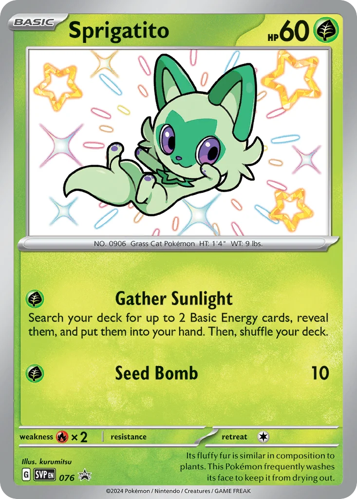 Sprigatito · Scarlet & Violet Black Star Promos