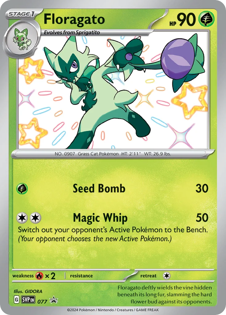 Floragato · Scarlet & Violet Black Star Promos