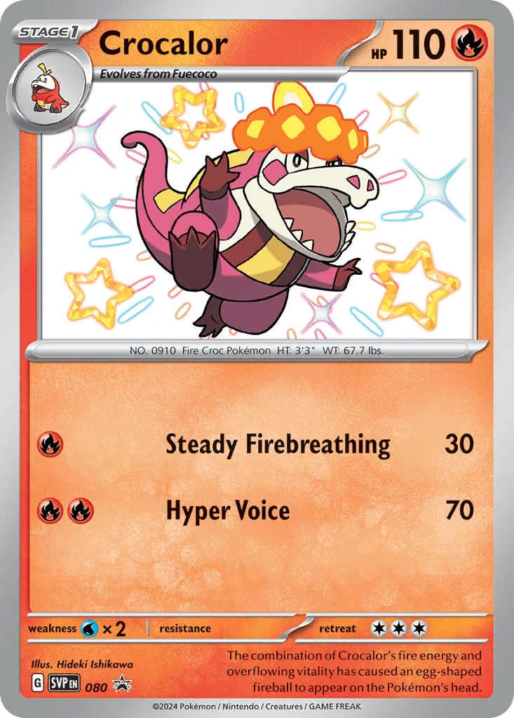 Crocalor · Scarlet & Violet Black Star Promos