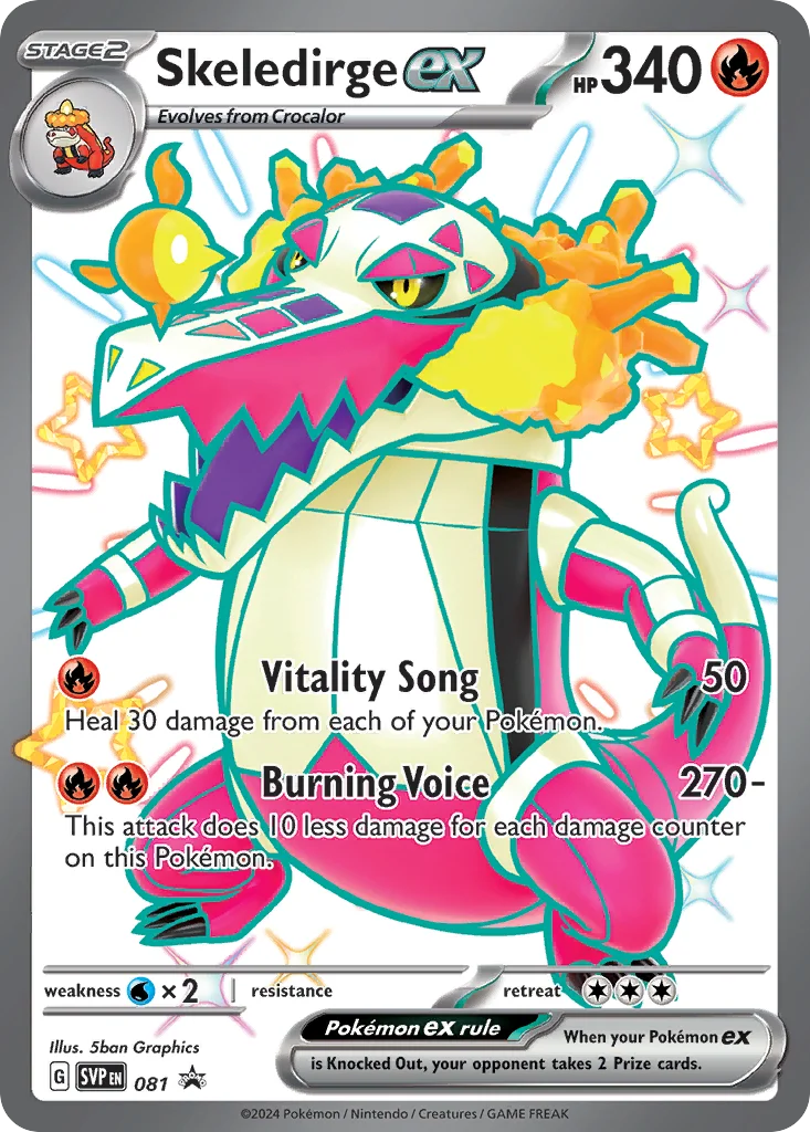 Skeledirge ex · Scarlet & Violet Black Star Promos