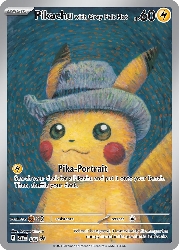 Pikachu with Grey Felt Hat · Scarlet & Violet Black Star Promos