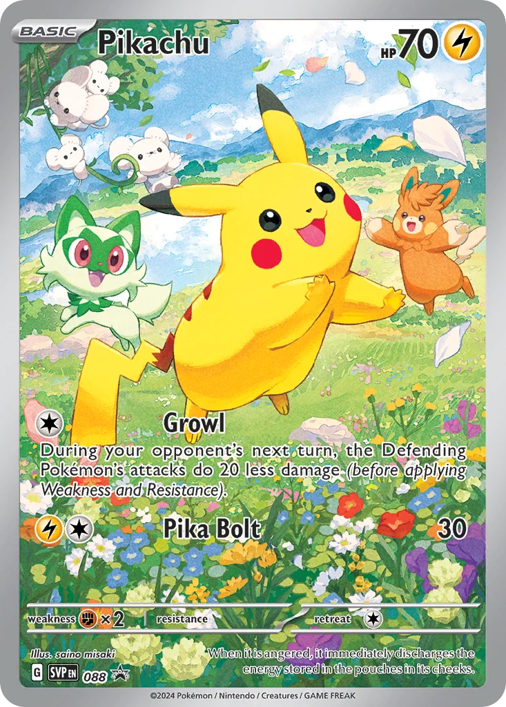 Pikachu · Scarlet & Violet Black Star Promos