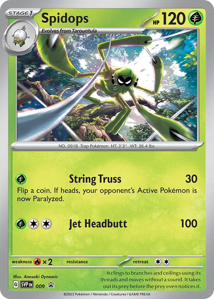 Spidops · Scarlet & Violet Black Star Promos