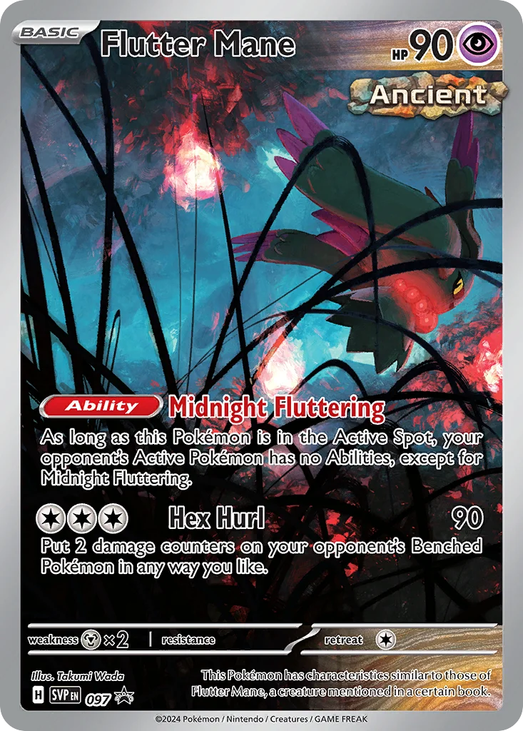 Flutter Mane · Scarlet & Violet Black Star Promos