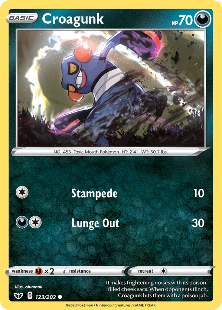 Croagunk · Sword & Shield