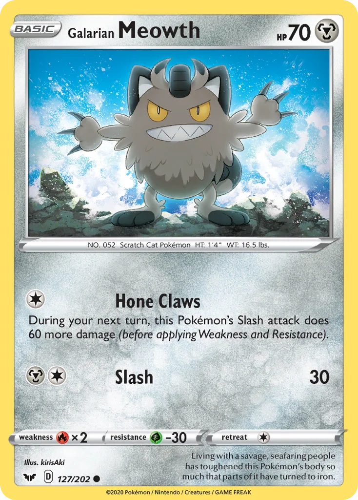 Galarian Meowth · Sword & Shield