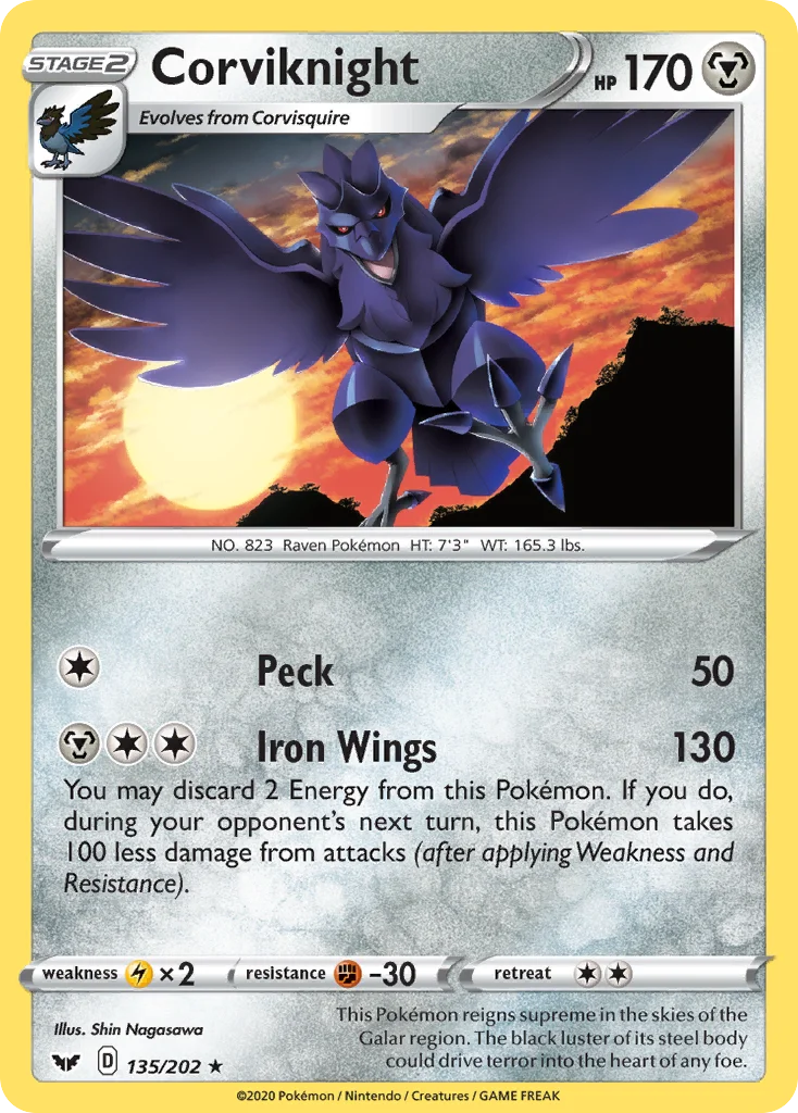 Corviknight · Sword & Shield