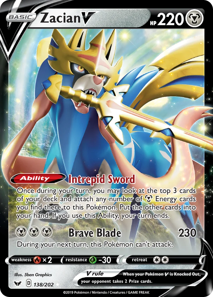 Zacian V · Sword & Shield