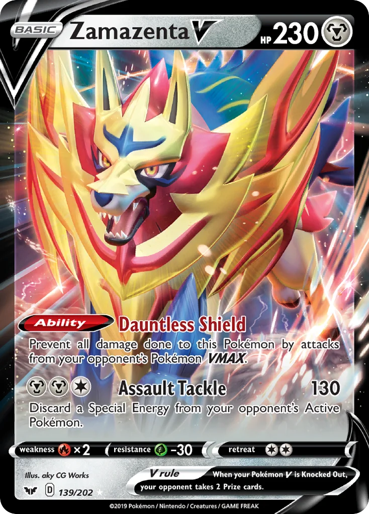 Zamazenta V · Espada e Escudo