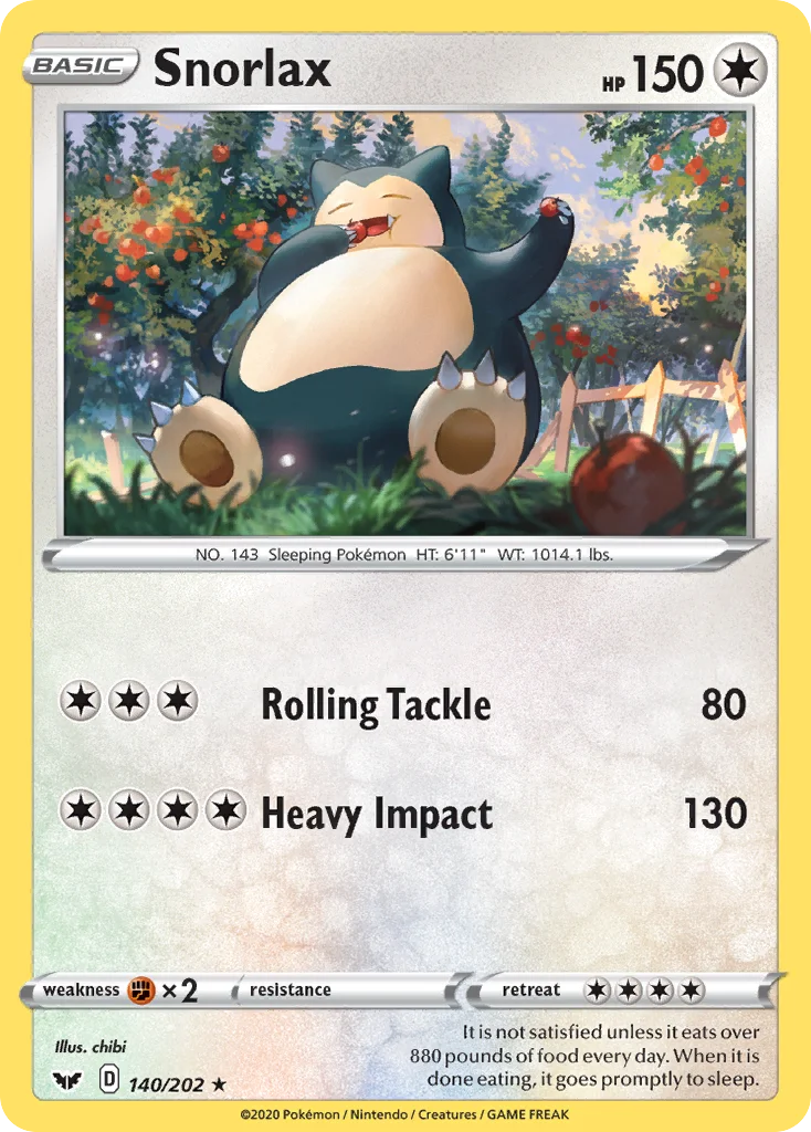 Snorlax · Sword & Shield