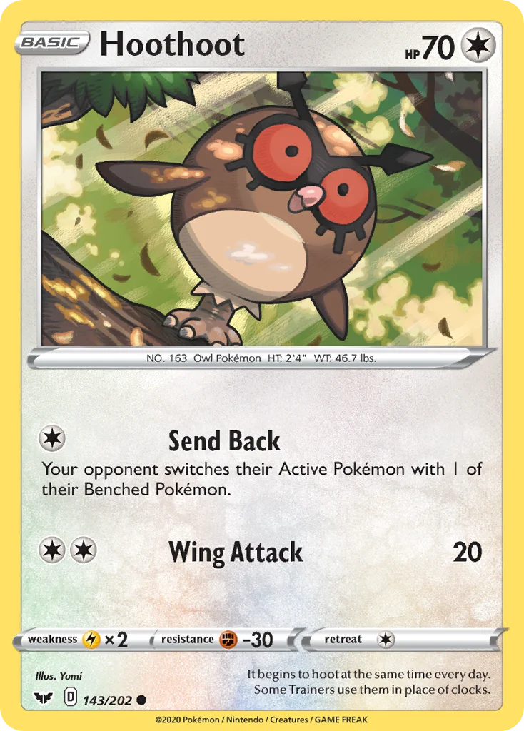 Hoothoot · Sword & Shield