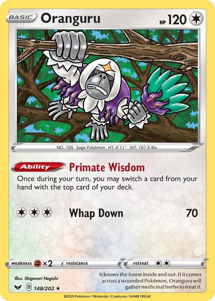 Oranguru · Sword & Shield