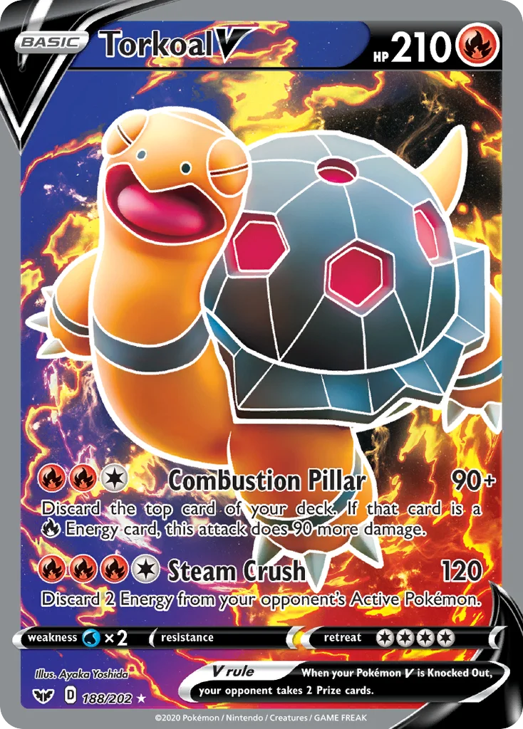 Torkoal V · Espada e Escudo
