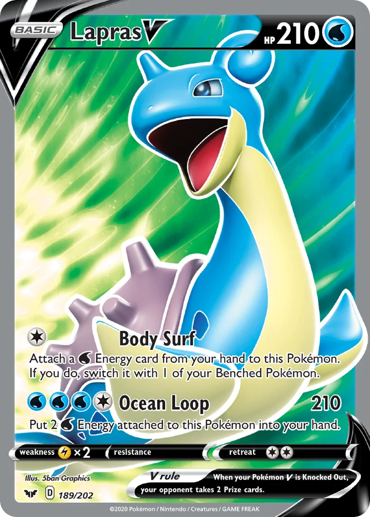 Lapras V · Sword & Shield
