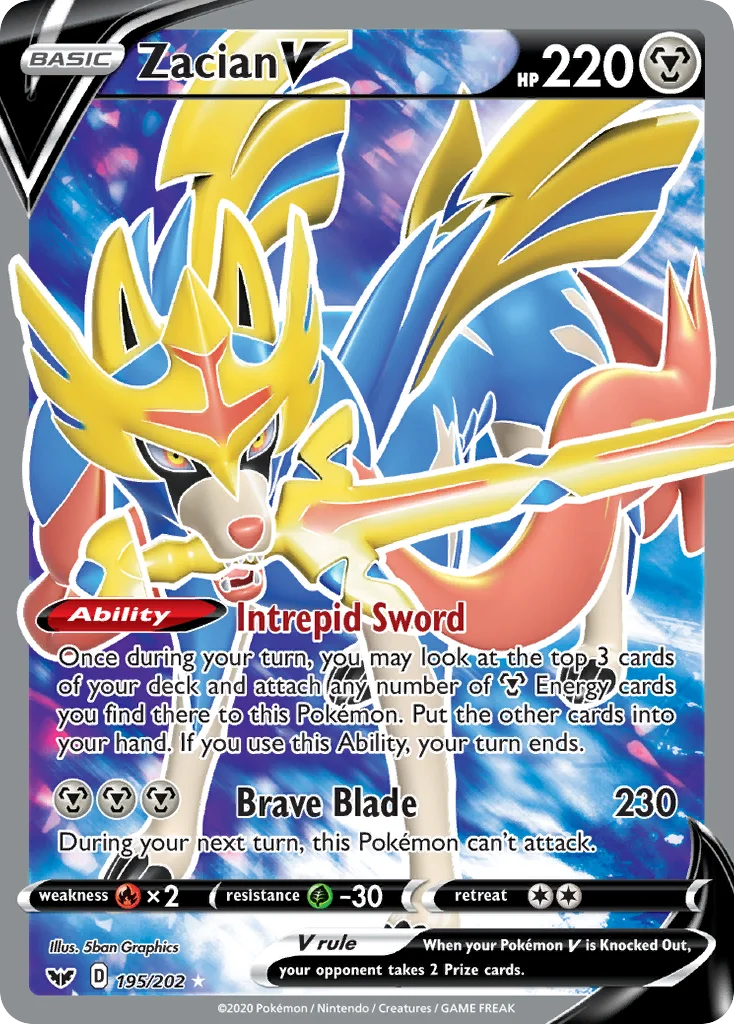 Zacian V · Sword & Shield