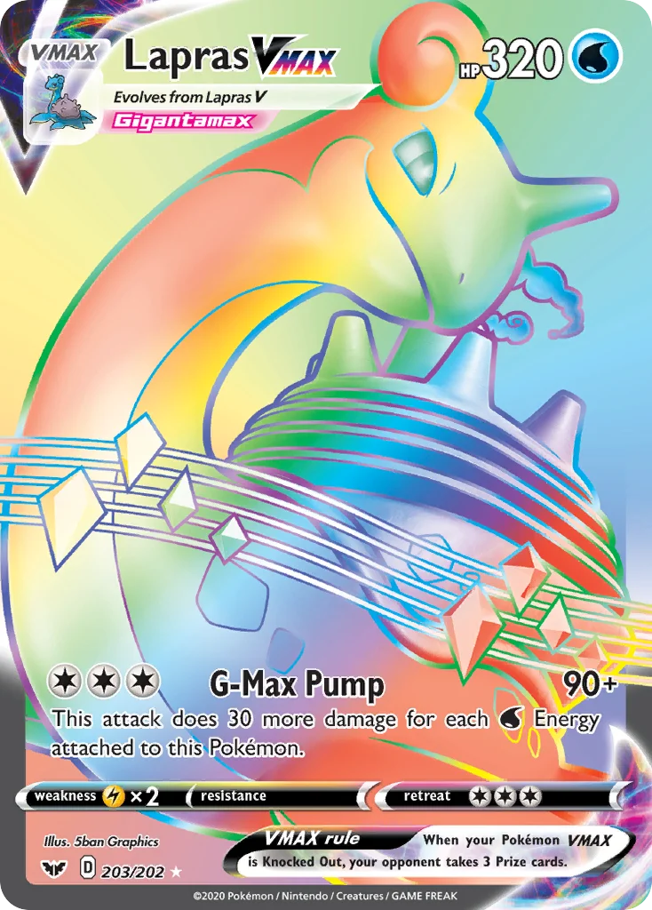 Lapras VMAX · Espada e Escudo
