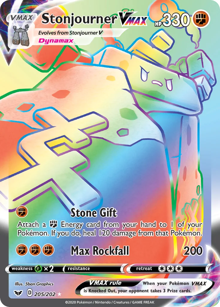 Stonjourner VMAX · Sword & Shield