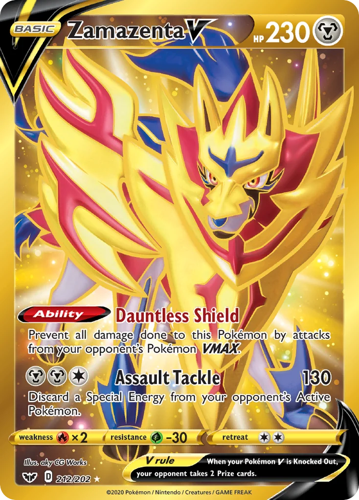 Zamazenta V · Espada e Escudo