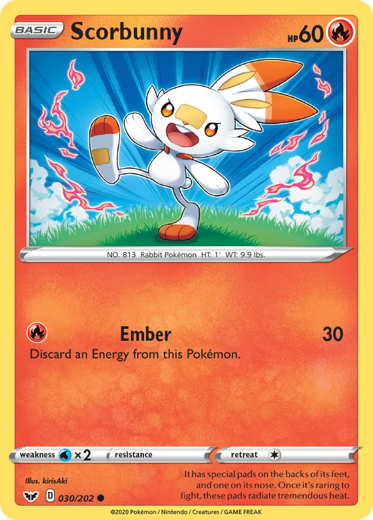 Scorbunny · Espada e Escudo