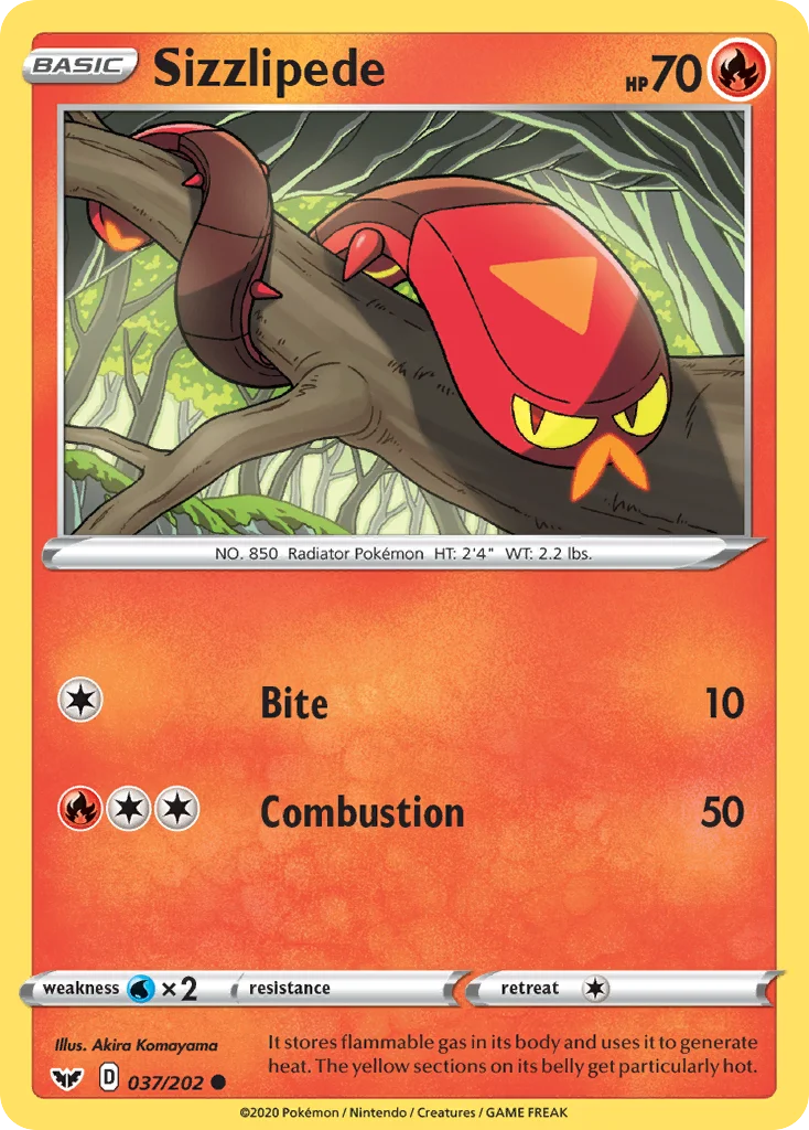 Sizzlipede · Sword & Shield