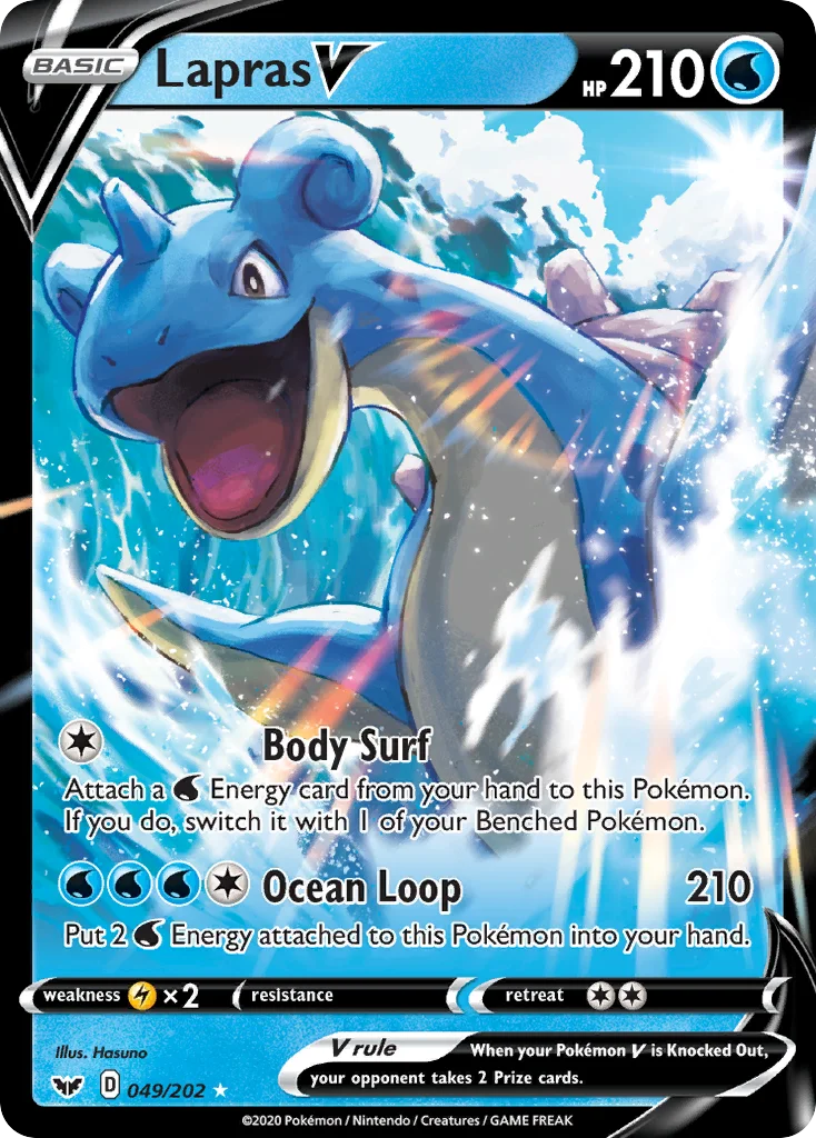 Lapras V · Espada e Escudo