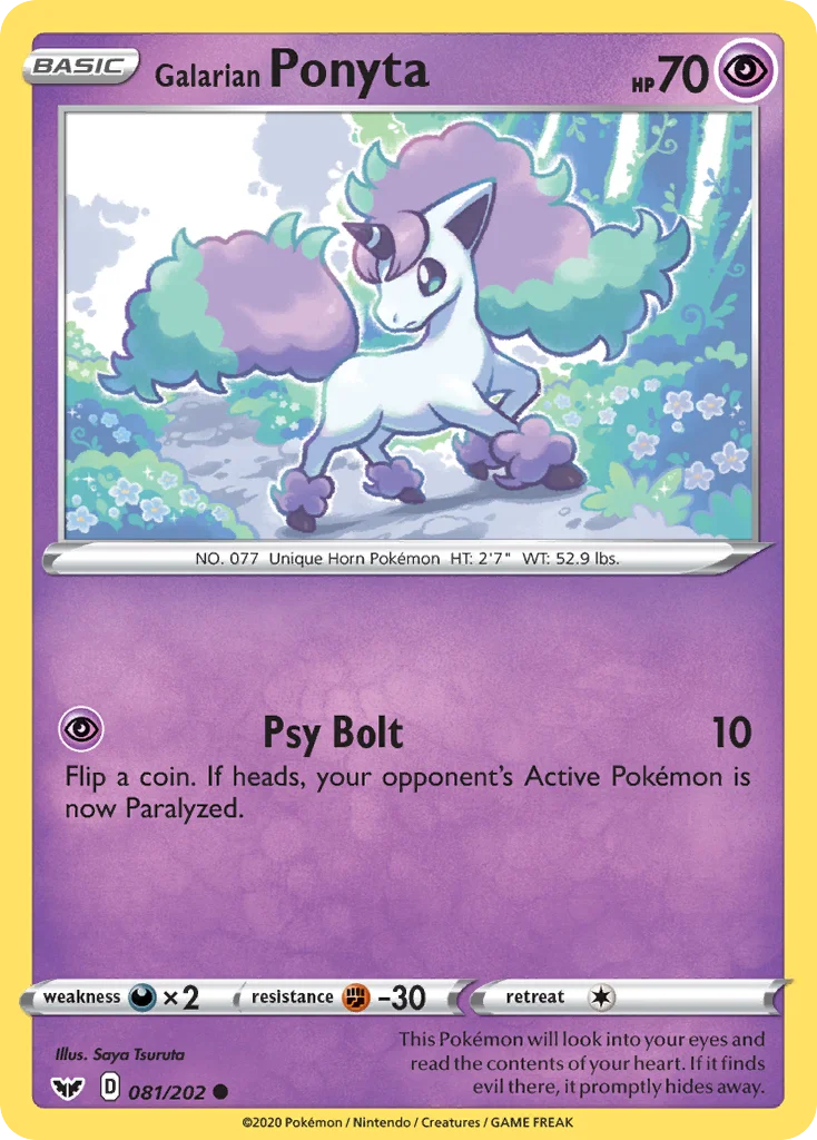 Galarian Ponyta · Sword & Shield