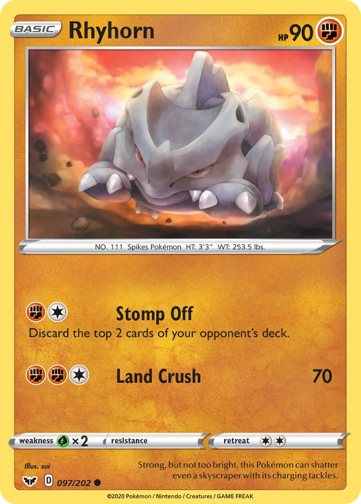 Rhyhorn · Sword & Shield