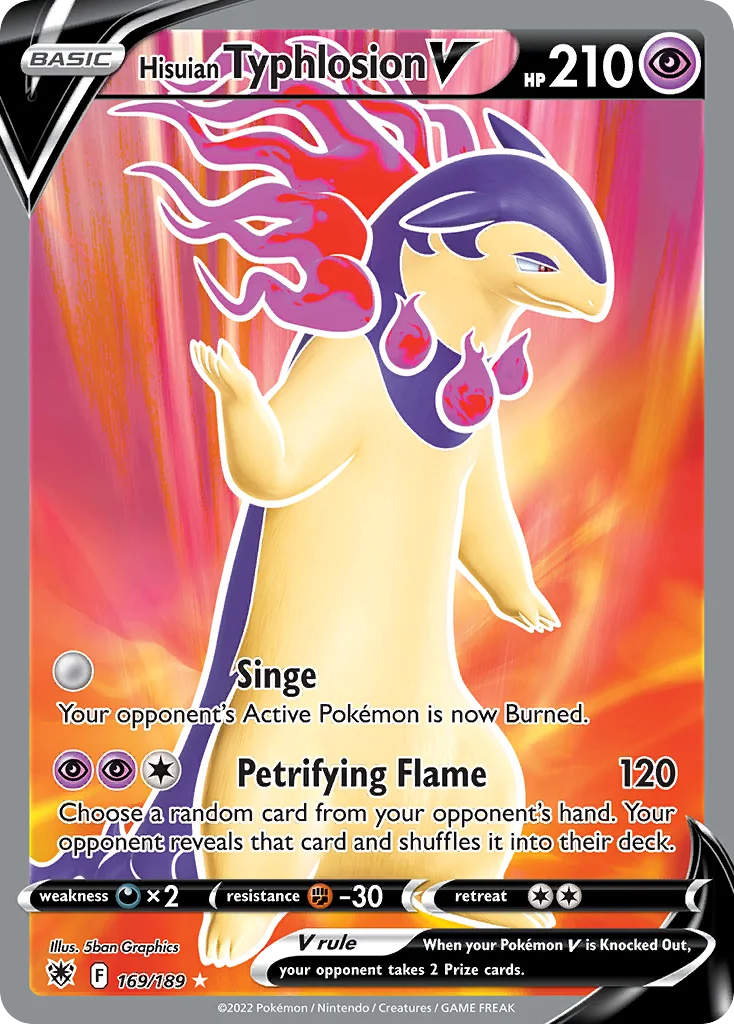 Typhlosion de Hisui V · Estrelas Radiantes