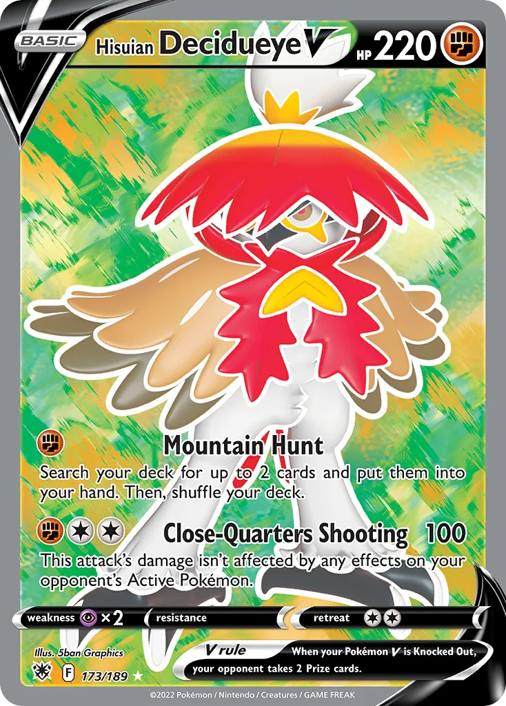 Decidueye de Hisui V · Estrelas Radiantes