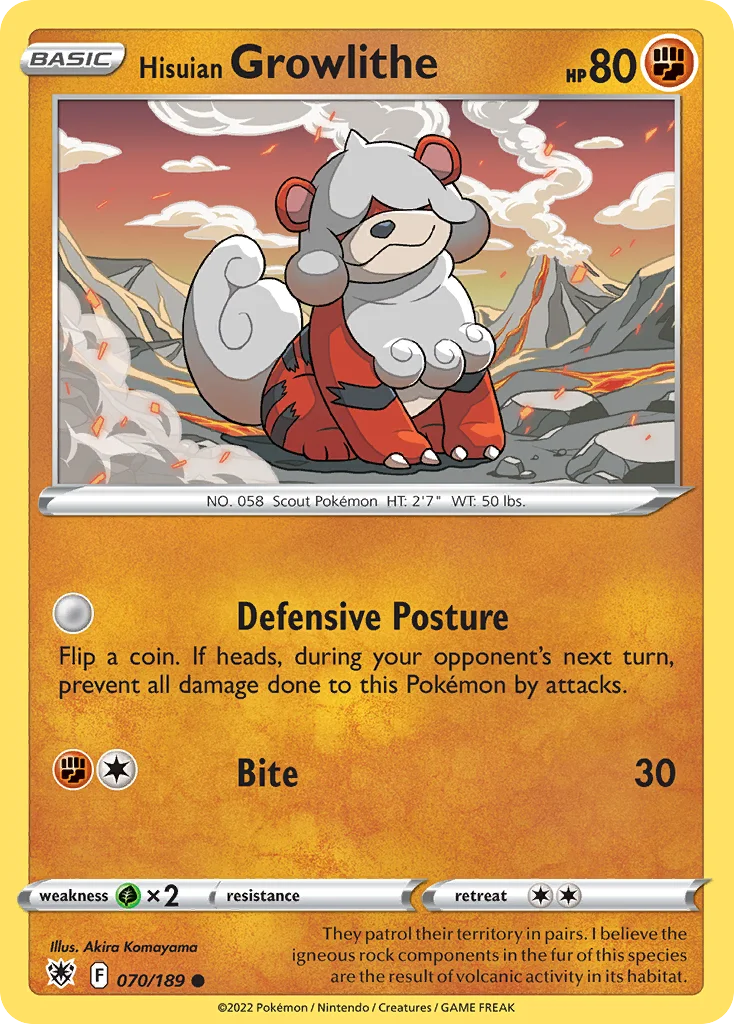 Hisuian Growlithe · Astral Radiance