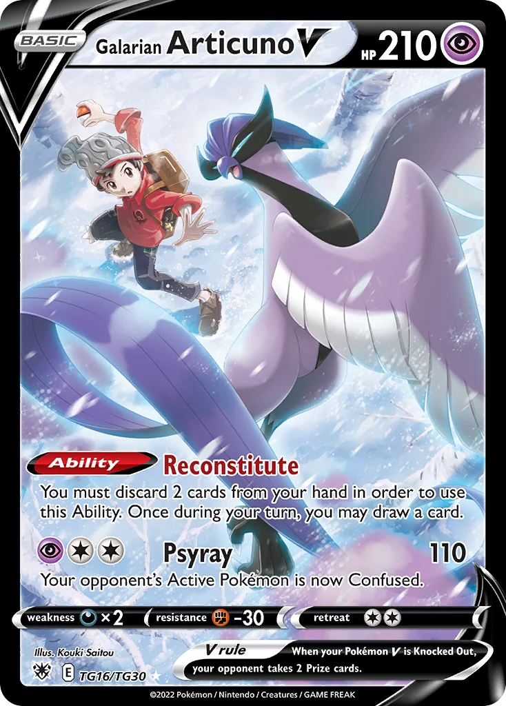 Galarian Articuno V · Astral Radiance Trainer Gallery