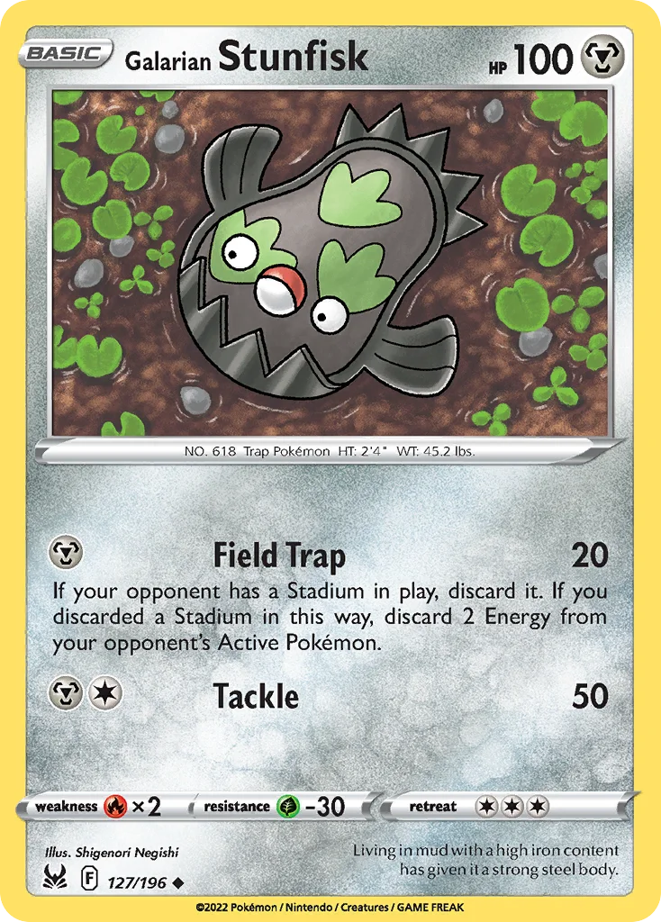 Galarian Stunfisk · Lost Origin