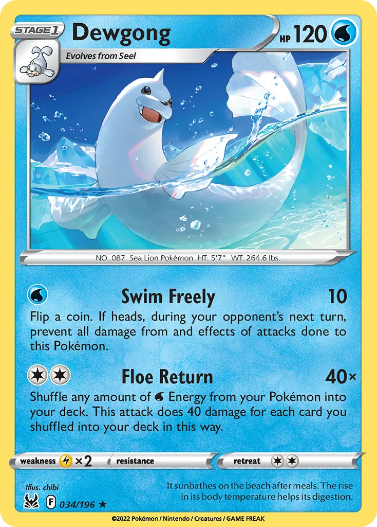 Dewgong · Lost Origin