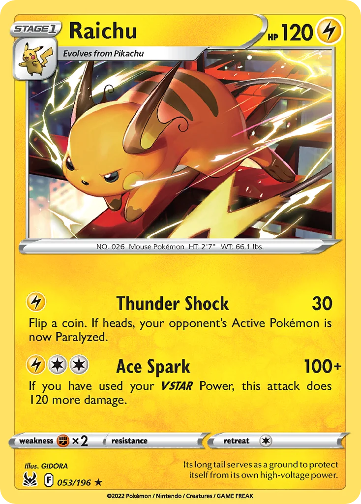 Raichu · Lost Origin