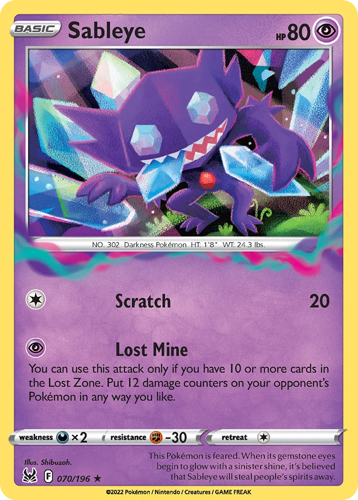 Sableye · Lost Origin