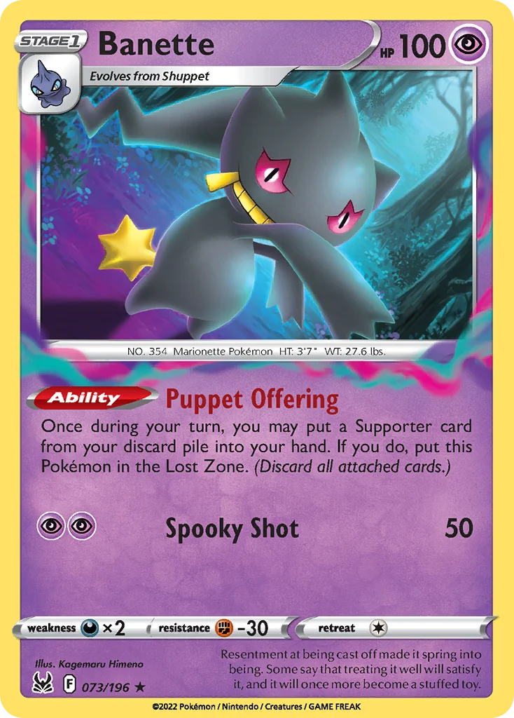 Banette · Lost Origin