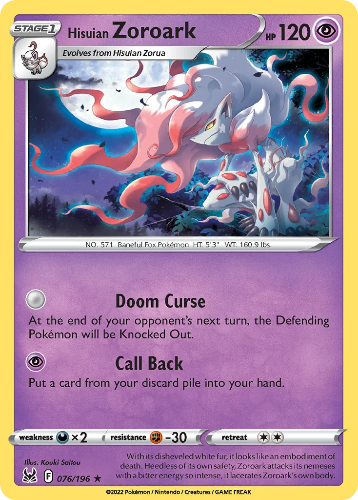 Hisuian Zoroark · Lost Origin