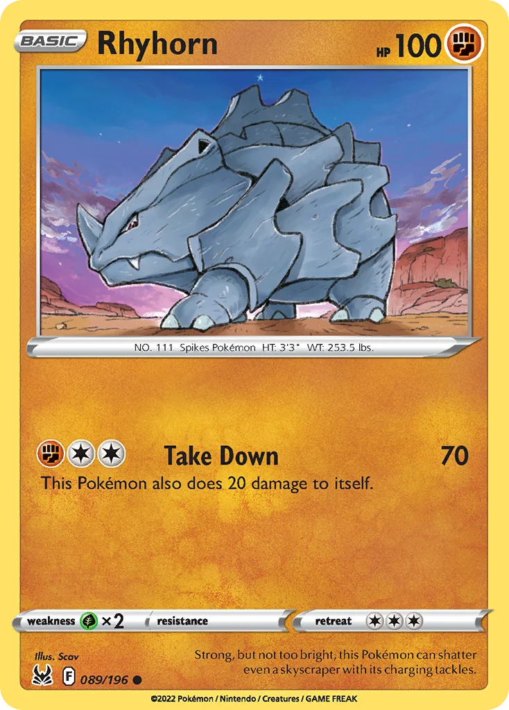 Rhyhorn · Lost Origin