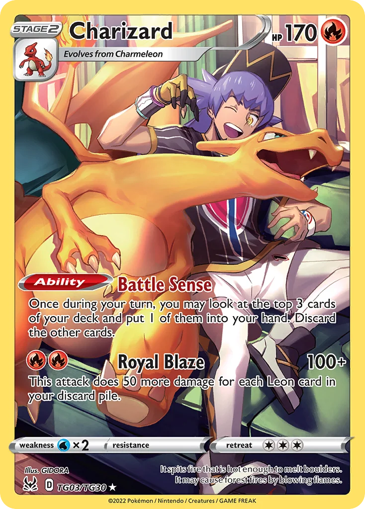 Charizard · Origem Perdida Galeria de Treinador