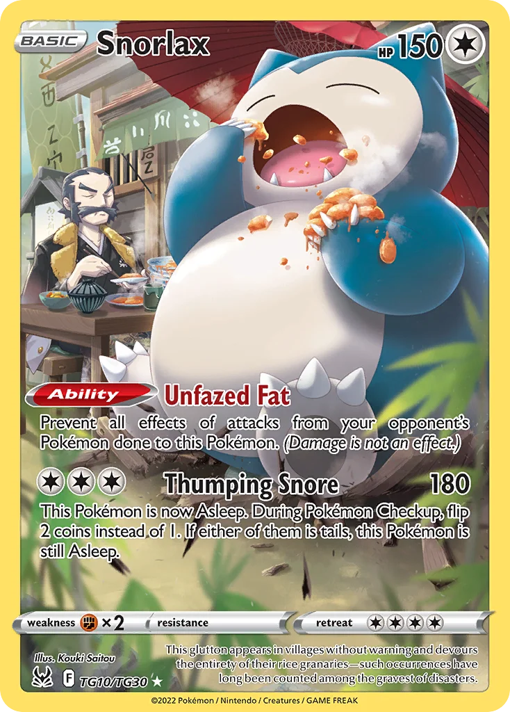Snorlax · Lost Origin Trainer Gallery