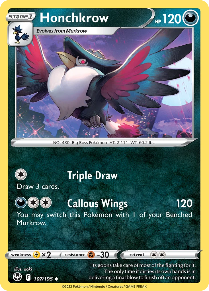 Honchkrow · Silver Tempest
