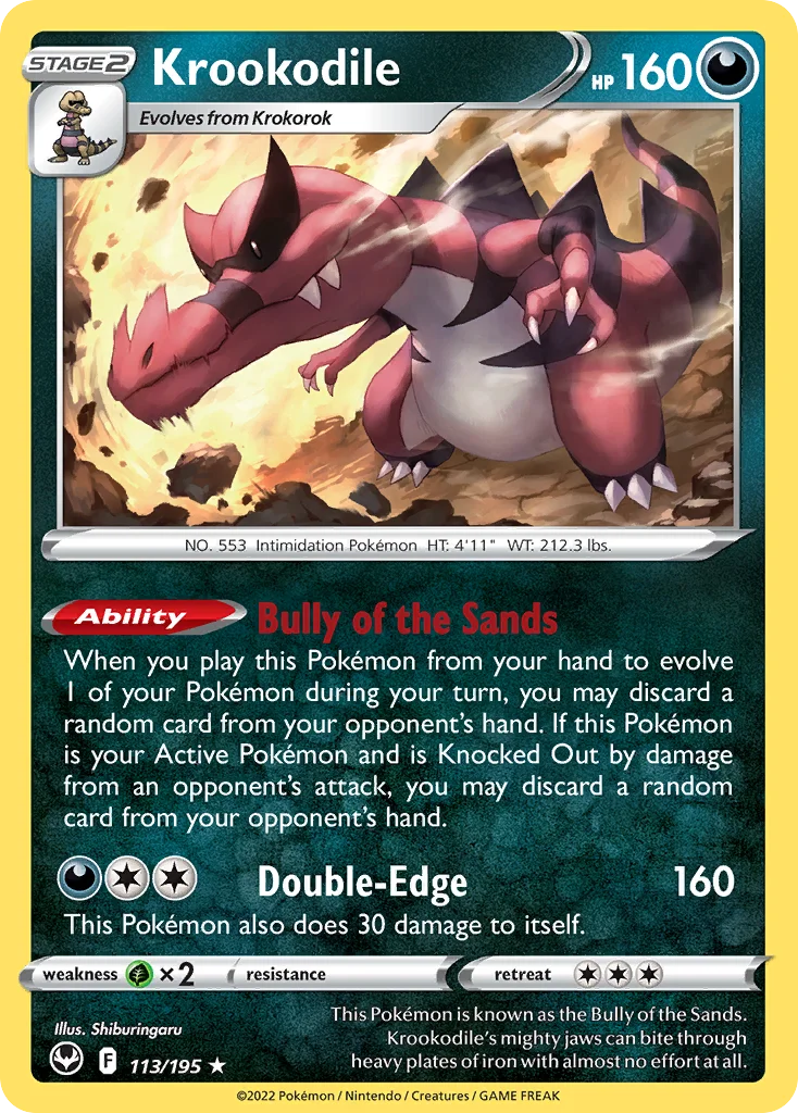 Krookodile · Silver Tempest