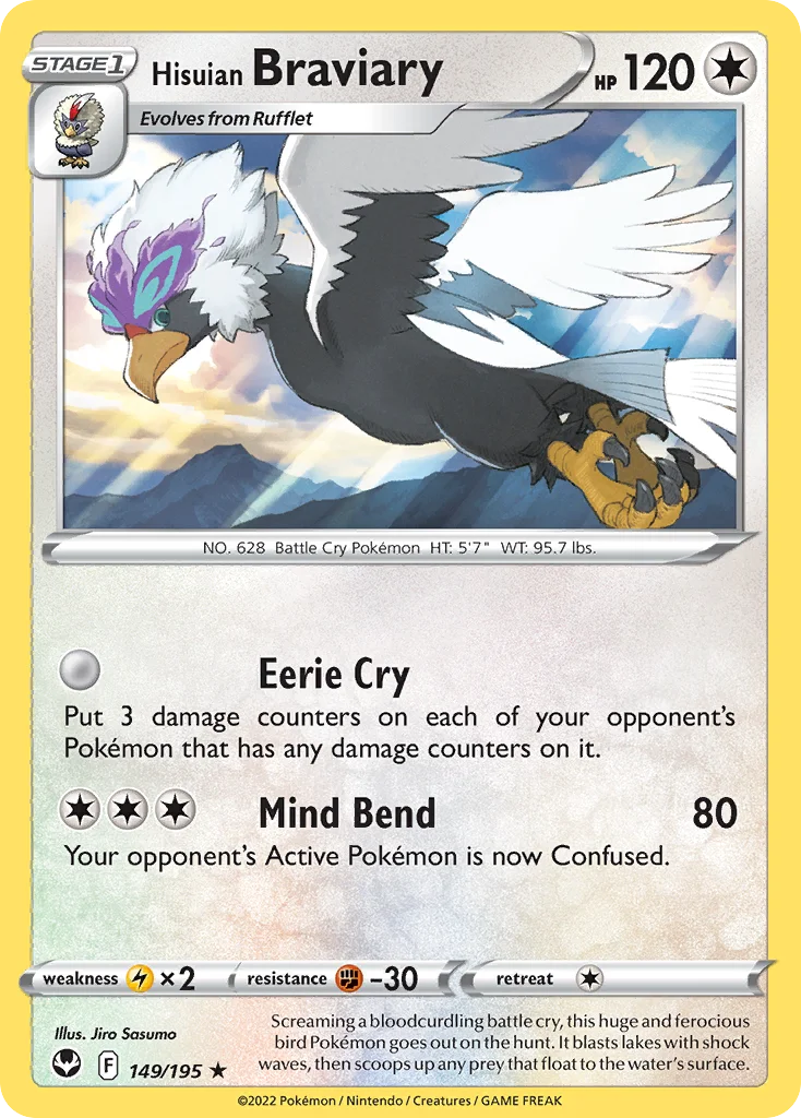 Hisuian Braviary · Silver Tempest