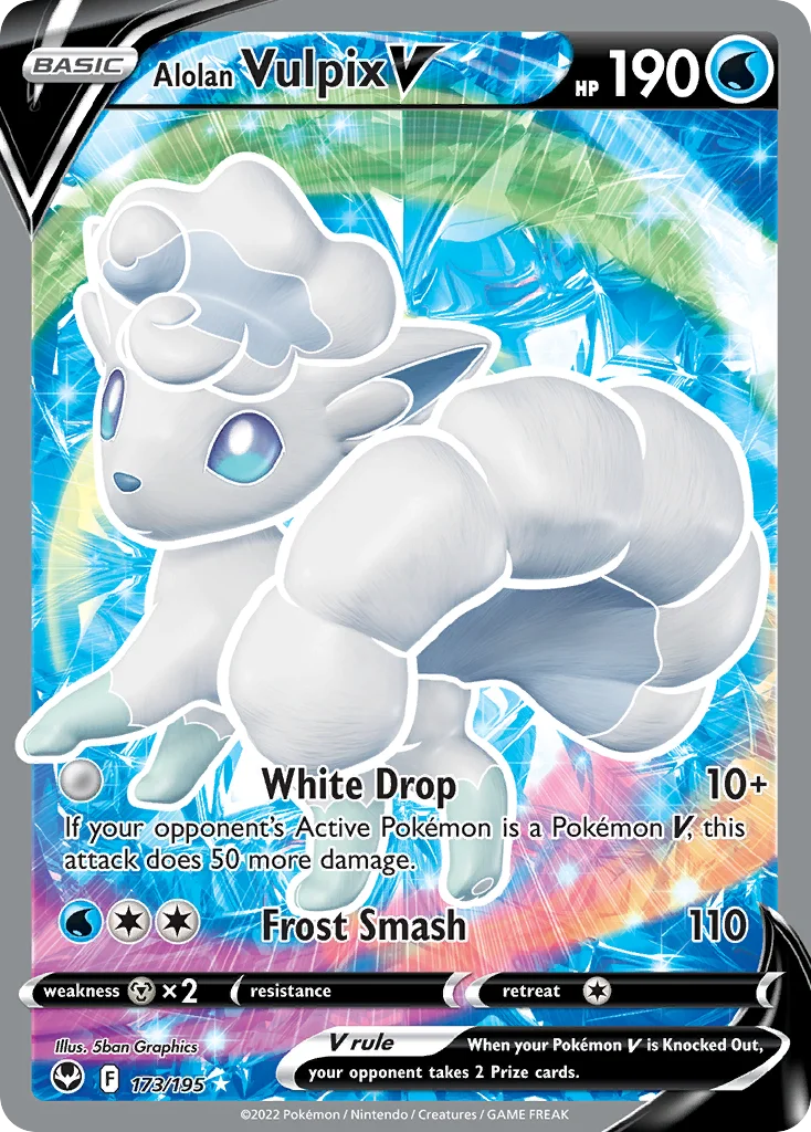Alolan Vulpix V · Silver Tempest