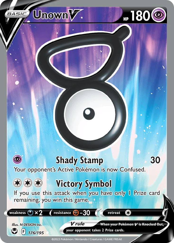 Unown V · Silver Tempest
