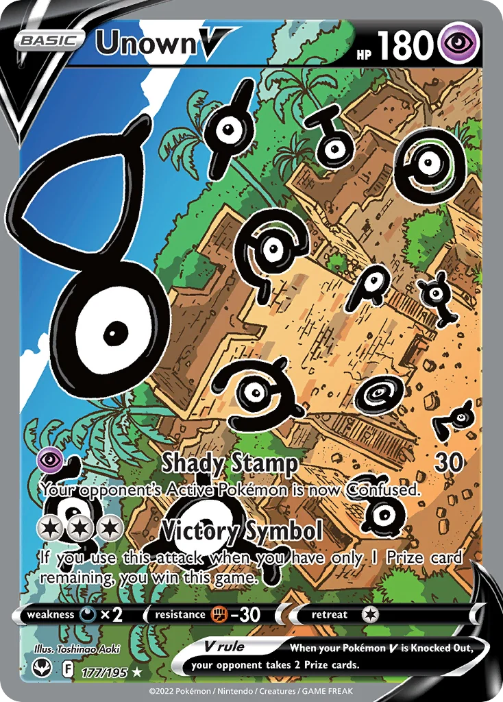 Unown V · Silver Tempest
