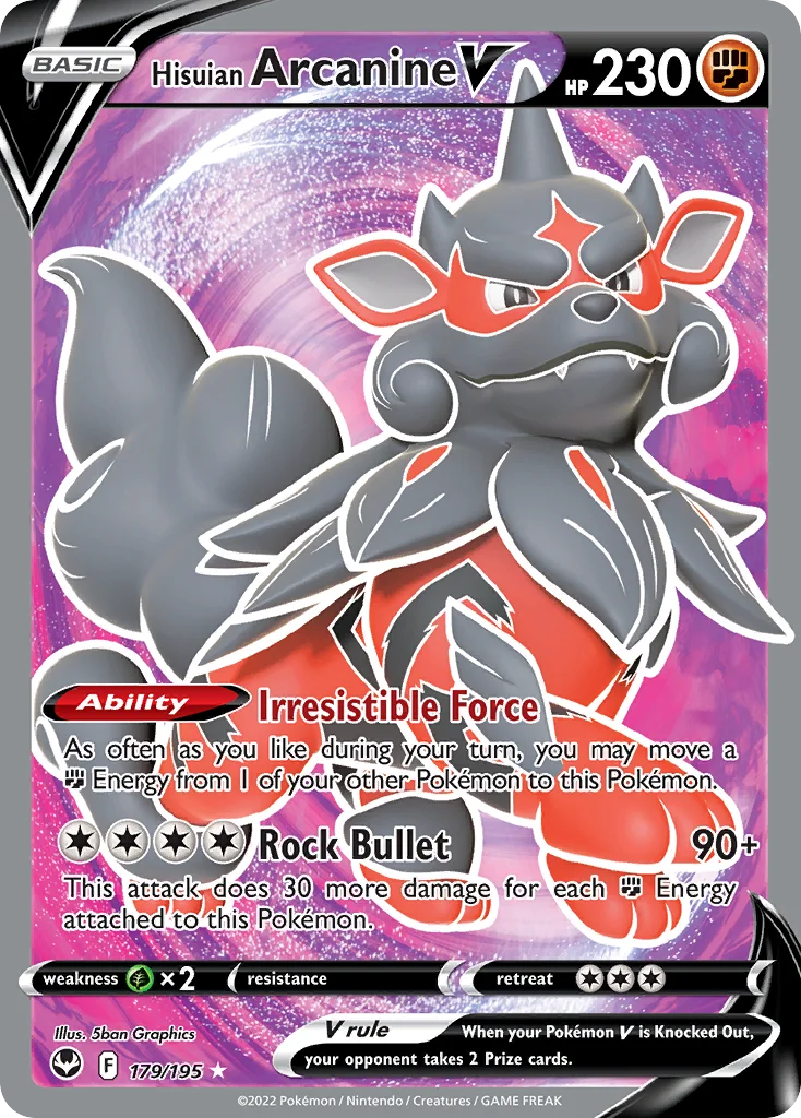 Hisuian Arcanine V · Silver Tempest