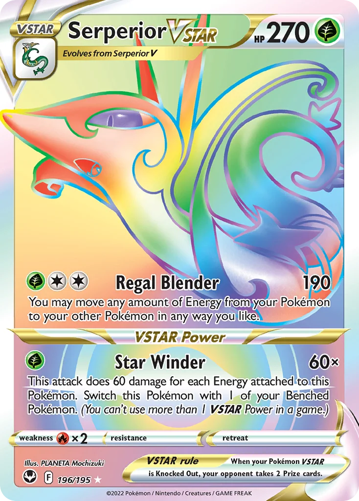 Serperior VSTAR · Silver Tempest